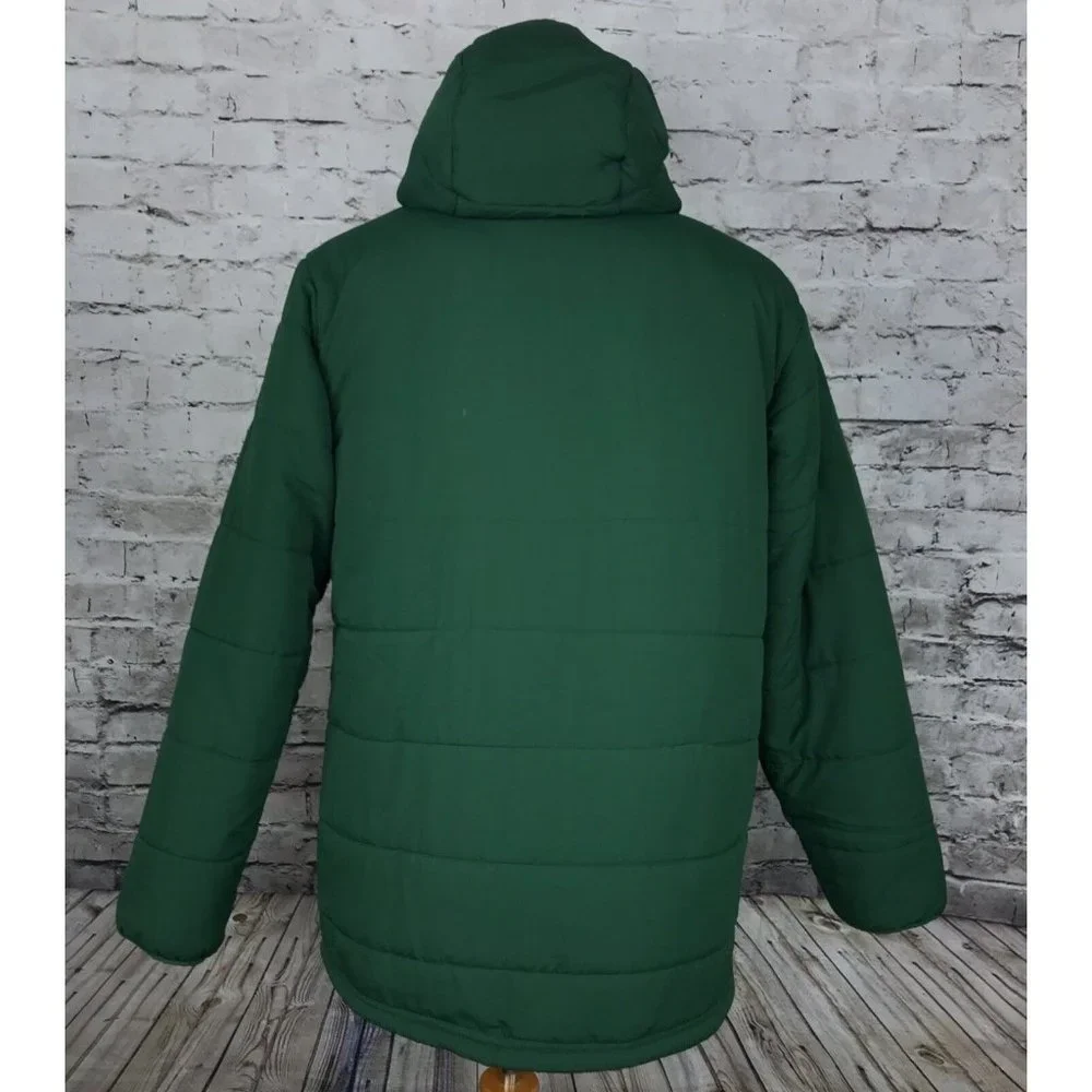 George Washington High School Colorado Mens Green Insulated Jacket Hooded Large‎